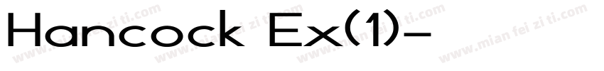 Hancock Ex(1)字体转换